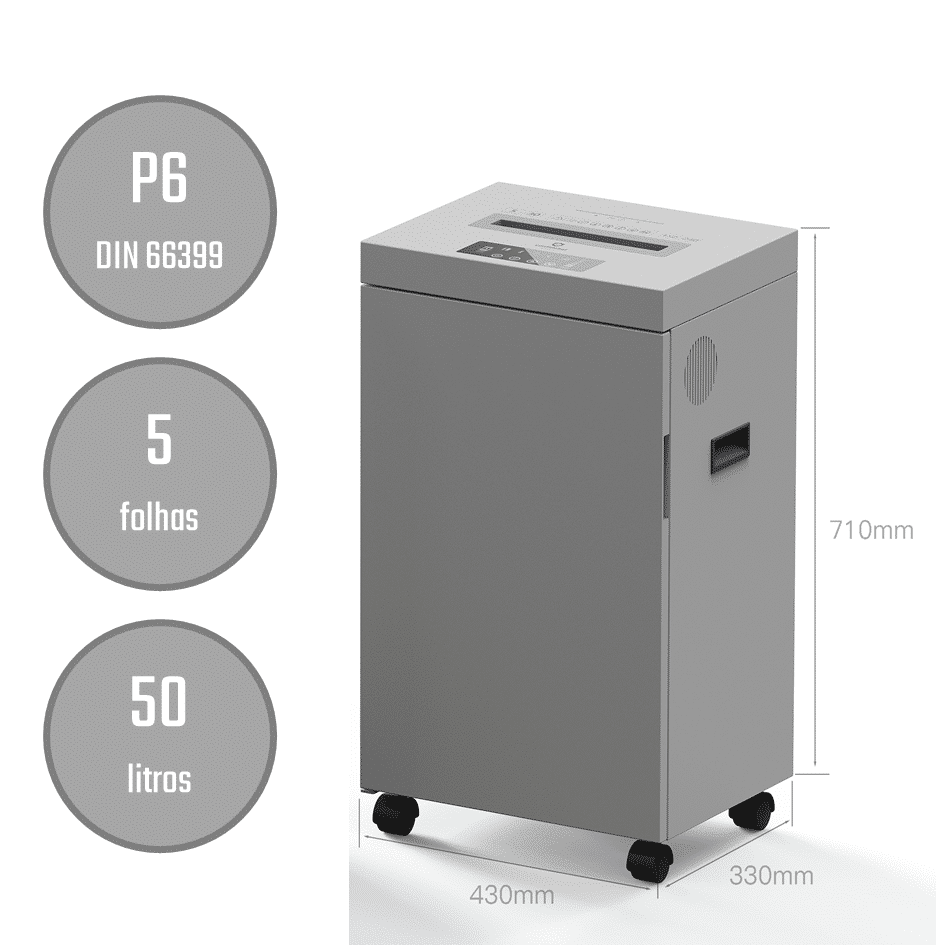 Destruidor (PRO) documentos grau SECRETO - nível P6 (DIN 66399) - Image 2