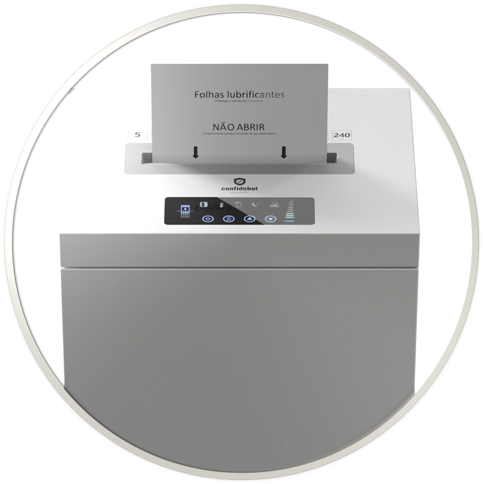 Folhas lubrificantes para destruidoras/trituradores de documentos (pack de 12) - Image 2