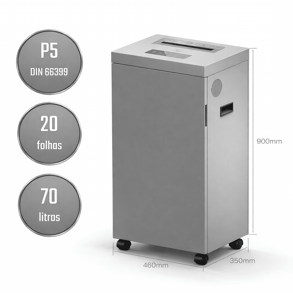 destruidora de documentos p5 din 66399 da confidebat